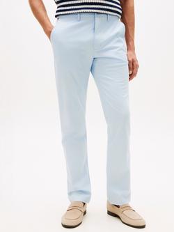 Tommy Hilfiger Denton Cotton Rich Straight Fit Chinos, Light Blue