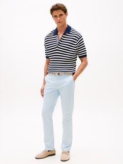 Tommy Hilfiger Denton Cotton Rich Straight Fit Chinos - view 2, Light Blue