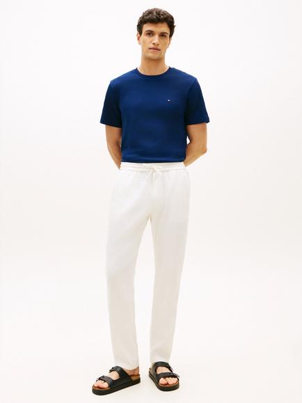 Tommy Hilfiger Harlem Tapered Linen Blend Chinos - view 2, White