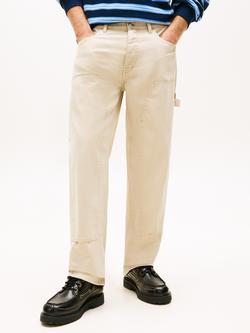 Tommy Hilfiger Jaimie Relaxed Carpenter Trousers, Beige, Beige