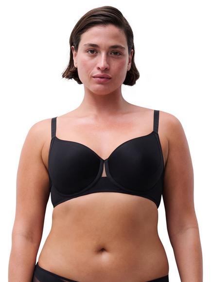 Chantelle Edge Memory Foam T-Shirt Bra, Black