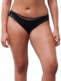 Chantelle Halo Brazilian Knickers, Black