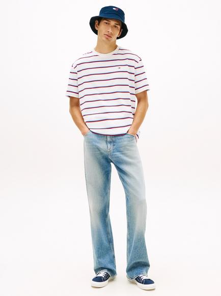 Tommy Hilfiger Short Sleeve Stripe T-Shirt, Multi - view 2, Multi