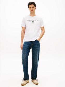 Tommy Hilfiger Jersey Logo Regular Fit T-Shirt, White - view 2, White