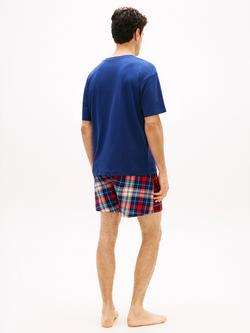 Tommy Hilfiger Heritage Cotton Pyjama Set, Blue/Multi - view 2, Blue/Multi