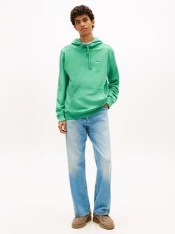 Tommy Hilfiger Cotton Blend Tonal Hoodie, Green - view 2, Green