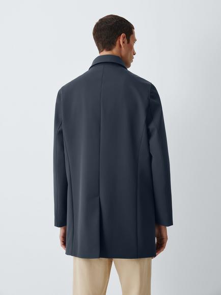 John Lewis 2 in 1 Mac with Gilet Coat, Navy - view 2, Navy