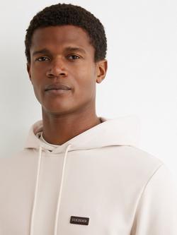 Reiss Mantel Logo Hoodie, Neutral - view 2, Neutral