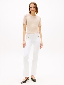 Tommy Hilfiger Mid Rise Bootcut Jeans, Th Optic White - view 2, Th Optic White