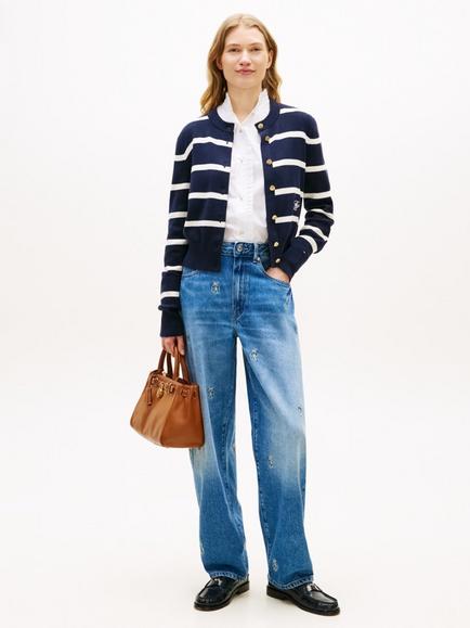 Tommy Hilfiger Finn Embroidered Crest Tapered Jeans, Finn - view 2, Finn