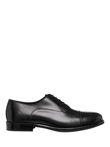 Geox Barberigo Leather Lace Up Derby Shoes, Black, Black