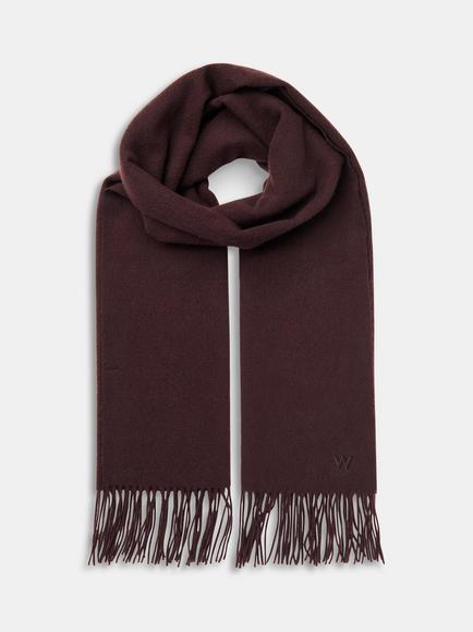 Whistles Fringe Blanket Scarf, Brown