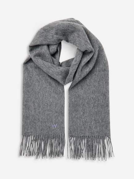 Whistles Fringe Blanket Scarf, Grey