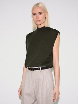 Jigsaw Wool Blend Tank Top, Khaki