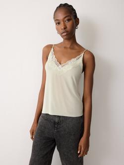 Jigsaw Lace Trim Camisole, Pastel Aloe