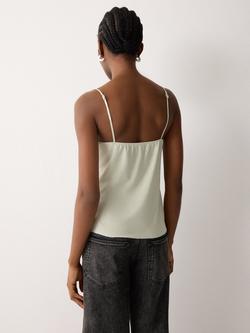 Jigsaw Lace Trim Camisole - view 2, Pastel Aloe