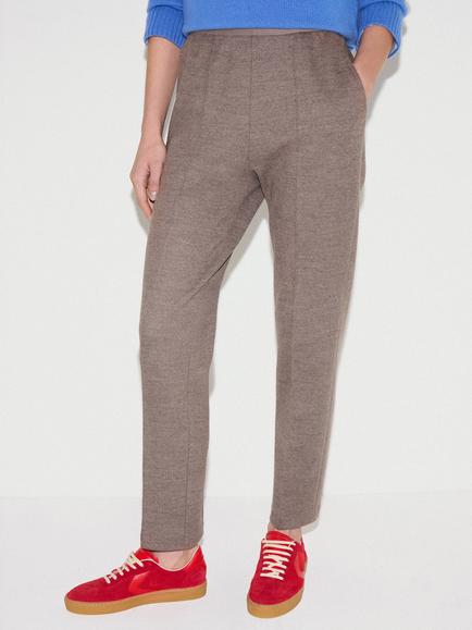 Jigsaw Stretch Flannel Wool Blend Joggers, Neutral
