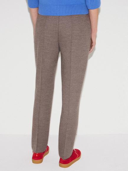 Jigsaw Stretch Flannel Wool Blend Joggers - view 2, Neutral