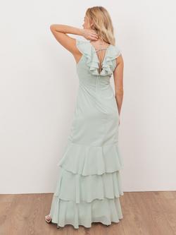 Anaya With Love Ruffle Hem Maxi Dress, Mint Green - view 2, Mint Green