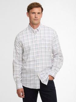 Barbour Caswell Cotton Regular Fit Tattersall Check Shirt, Pink, Pink