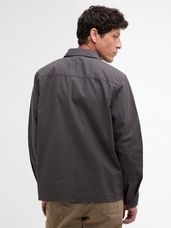 Barbour Crail Wax Cotton Ripstop Overshirt, Asphalt - view 2, Asphalt