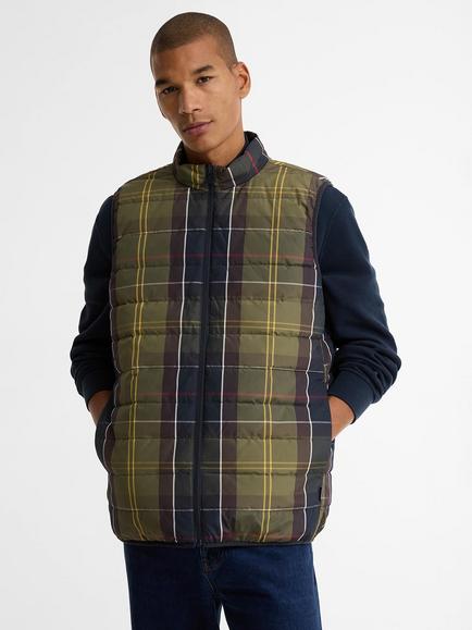 Barbour Reversible Tartan Puffer Gilet, Classic Tartan, Classic Tartan