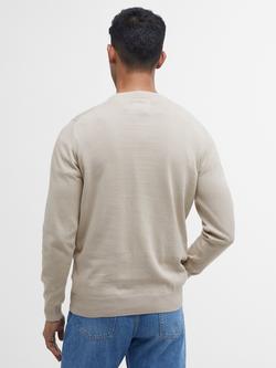 Barbour Pima Cotton Crew Neck Jumper - view 2, Mist