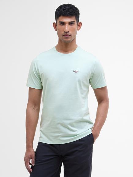 Barbour Essential Cotton Regular Fit Short Sleeve T-Shirt, Dusty Mint