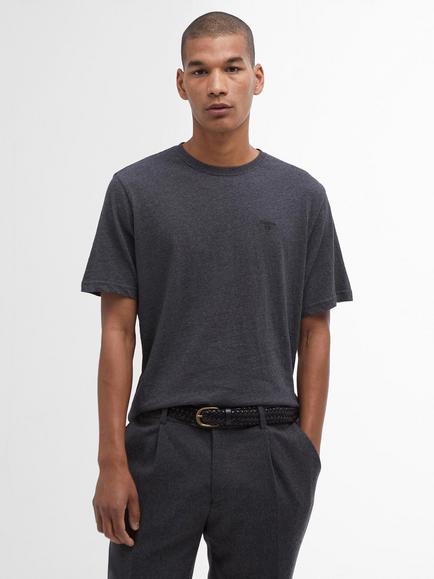 Barbour Essential Cotton Regular Fit Short Sleeve T-Shirt, Slate Marl