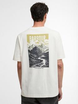 Barbour Cotton Regular Fit Modern Graphic T-Shirt, Neutral - view 2, Neutral