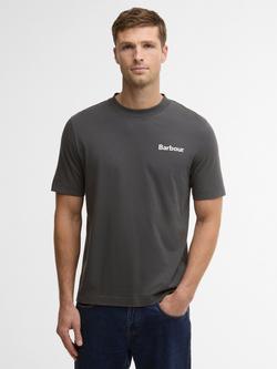 Barbour Packling Cotton Regular Fit Short Sleeve T-Shirt, Asphalt, Asphalt