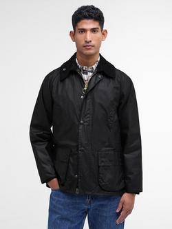 Barbour Bedale Waxed Cotton Jacket, Black