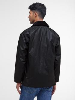 Barbour Bedale Waxed Cotton Jacket - view 2, Black