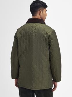 Barbour Heritage Quilted Liddesdale Jacket, Olive - view 2, Olive