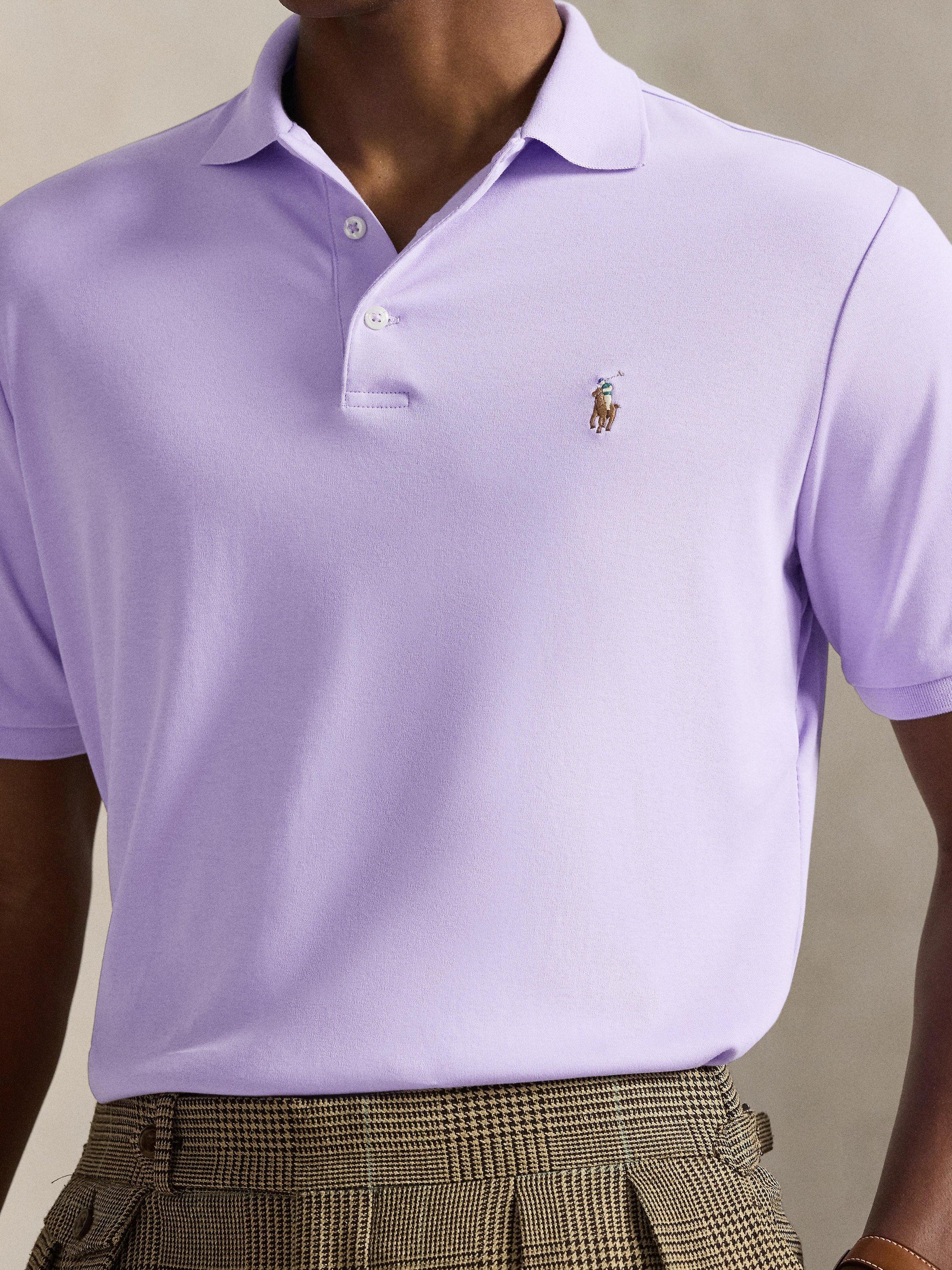 Polo Ralph Lauren Pima Cotton Custom Slim Fit Short Sleeve Polo Shirt ...