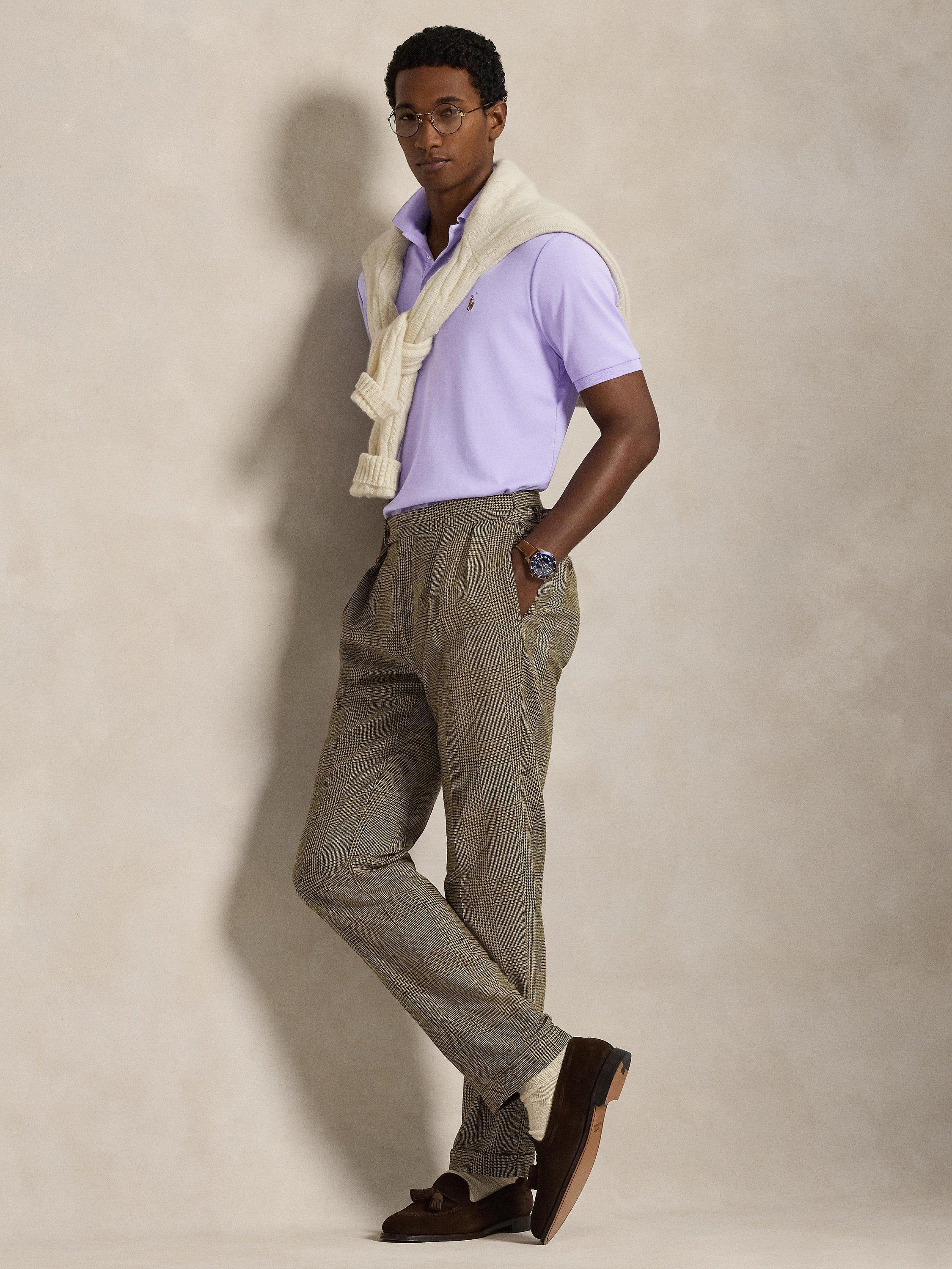 Polo Ralph Lauren Pima Cotton Custom Slim Fit Short Sleeve Polo Shirt ...