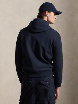 Polo Ralph Lauren Cotton Blend Hoodie, Aviator Navy - view 2, Aviator Navy/C1730