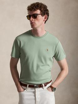 Polo Ralph Lauren Pima Cotton Crew Neck T-Shirt, Light Green, Light Green