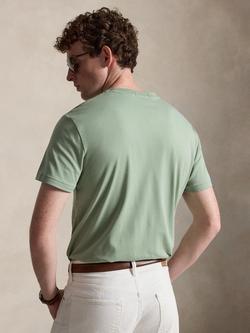 Polo Ralph Lauren Pima Cotton Crew Neck T-Shirt, Light Green - view 2, Light Green