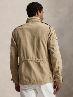 Polo Ralph Lauren M65 Cotton Utility Jacket, Rl Khaki X - view 2, Rl Khaki X