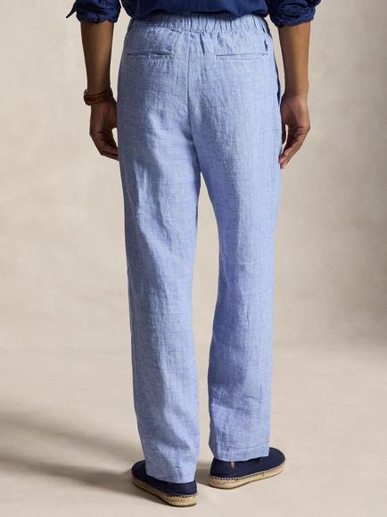 Polo Ralph Lauren Easy Linen Trousers - view 2, Blue White