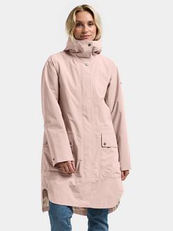 Didriksons Adria Waterproof & Windproof Parka, Vintage Pink