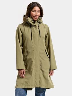 Didriksons Elina Waterproof & Windproof Parka, Olive Green