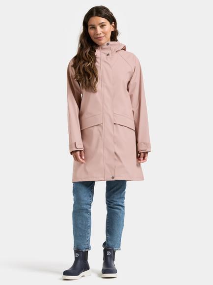 Didriksons Elly Windproof & Waterproof Shell Parka - view 2, Vintage Pink