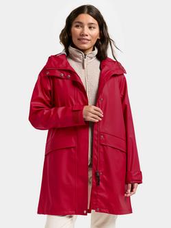 Didriksons Elly Windproof & Waterproof Parka, Spring Red