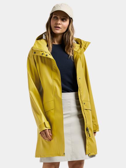 Didriksons Elly Windproof & Waterproof Parka, Yellow Pollen