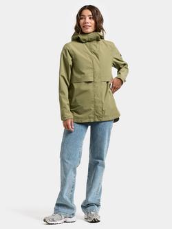 Didriksons Elsa Waterproof & Windproof Jacket - view 2, Olive Green