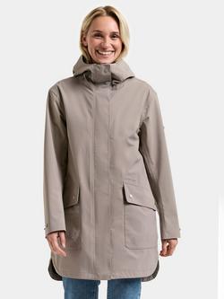 Didriksons Gwen Waterproof & Windproof Parka, Ash Brown