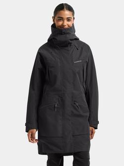 Didriksons Ilma Waterproof & Windproof Parka, Black