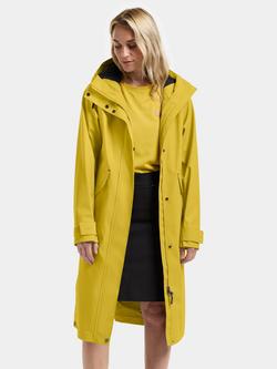Didriksons Melinda Waterproof Parka, Yellow Pollen